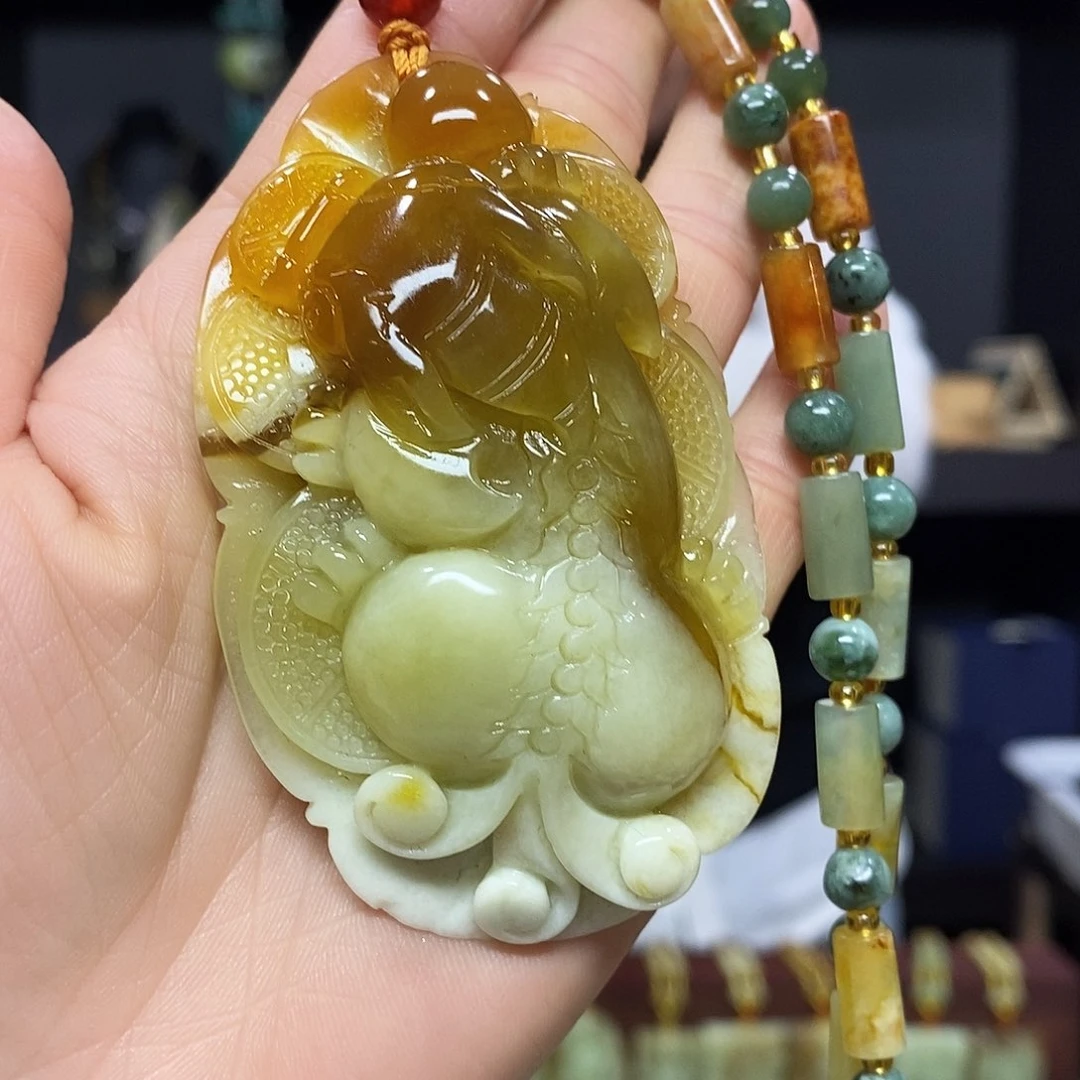 岫玉挂件吊坠未镶嵌