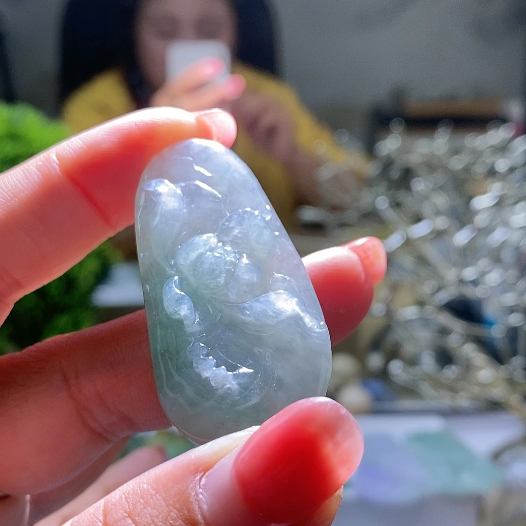 【闪购商品】翡翠未镶嵌颈饰花