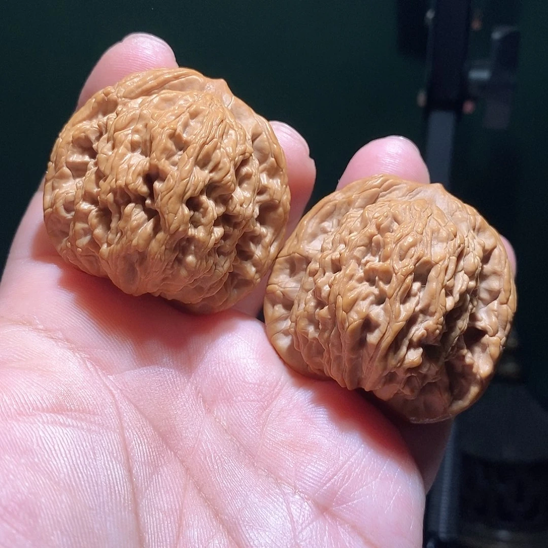 把件文玩核桃44.5虎头全品