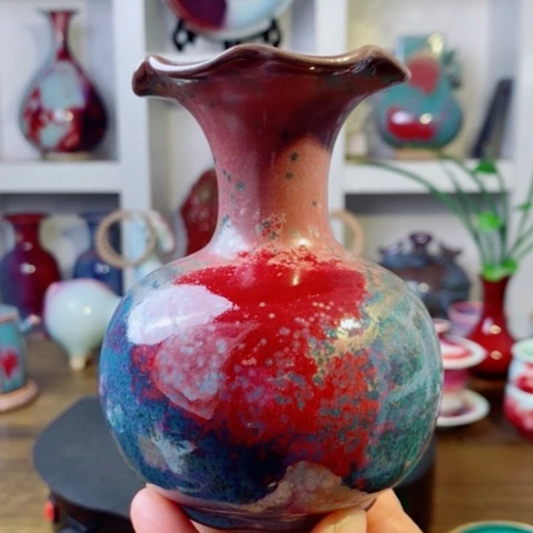 瓷片禹州神后钧瓷原产地~