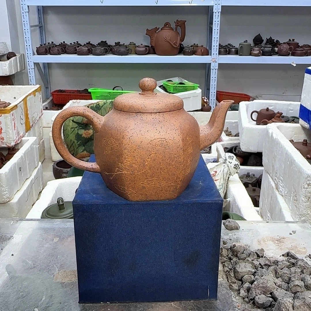茶壶紫砂宜兴紫砂壶瑕疵
