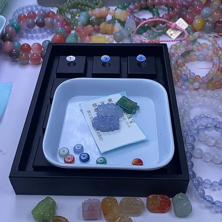 玛瑙/玉髓车挂未镶嵌A*1