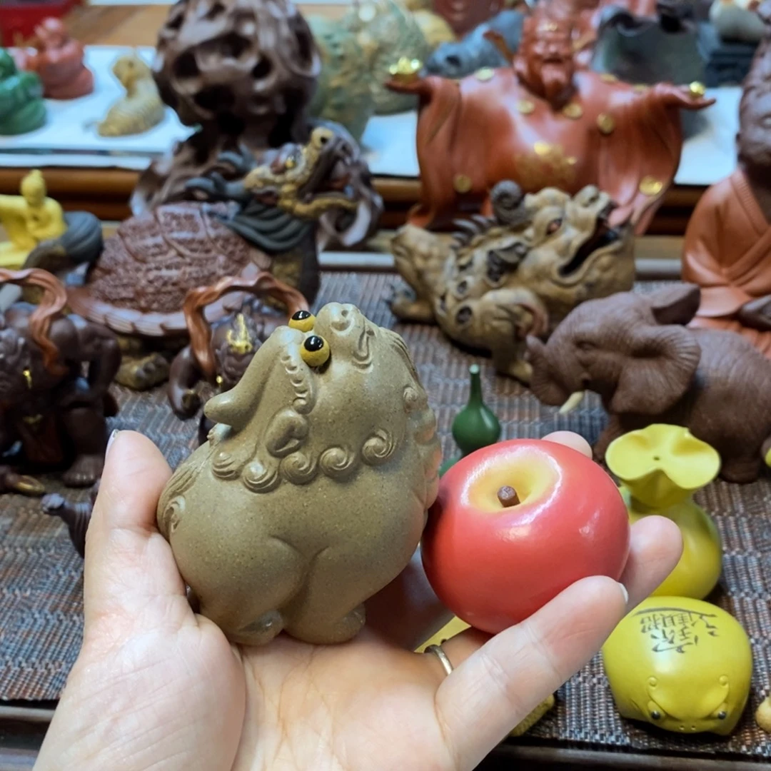 紫砂茶宠是个很健康