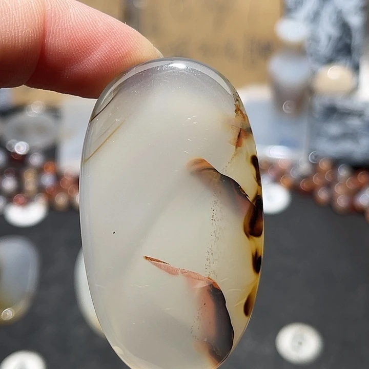 玛瑙/玉髓未镶嵌吊坠(不含链)