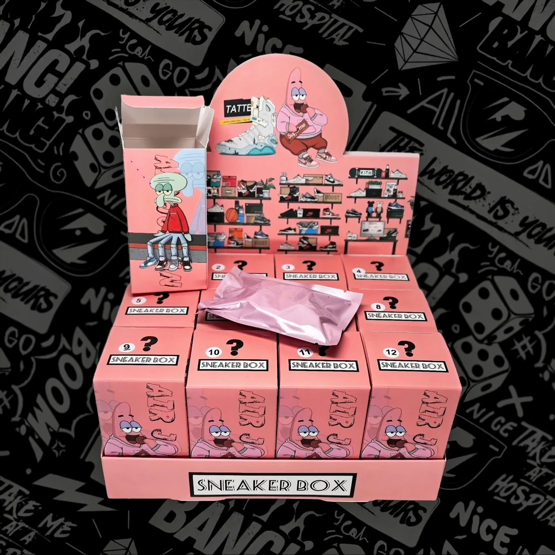 单盒-135潮玩迷你鞋模1/6中山福建混搭款玩具摆件