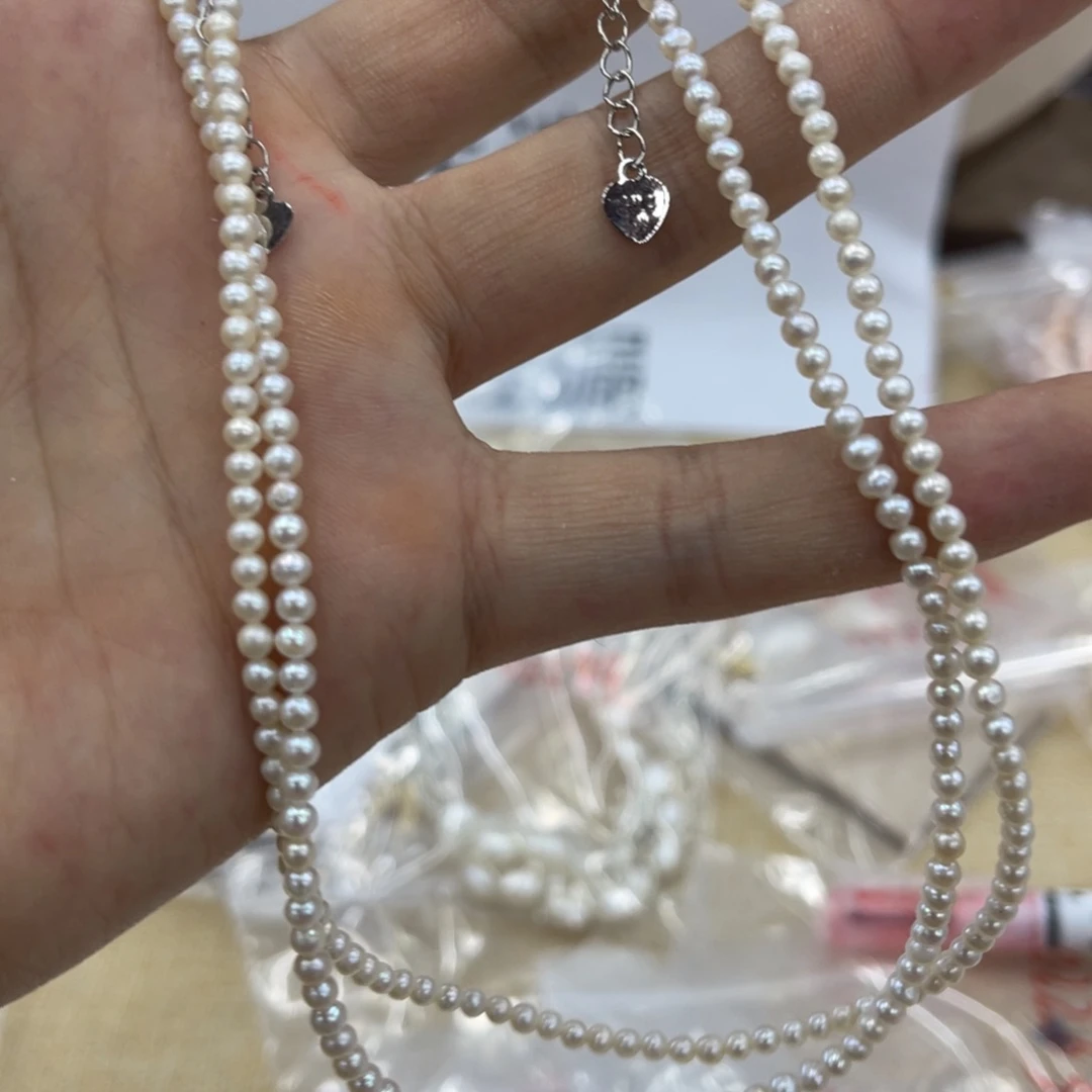 淡水珍珠合金颈饰02239