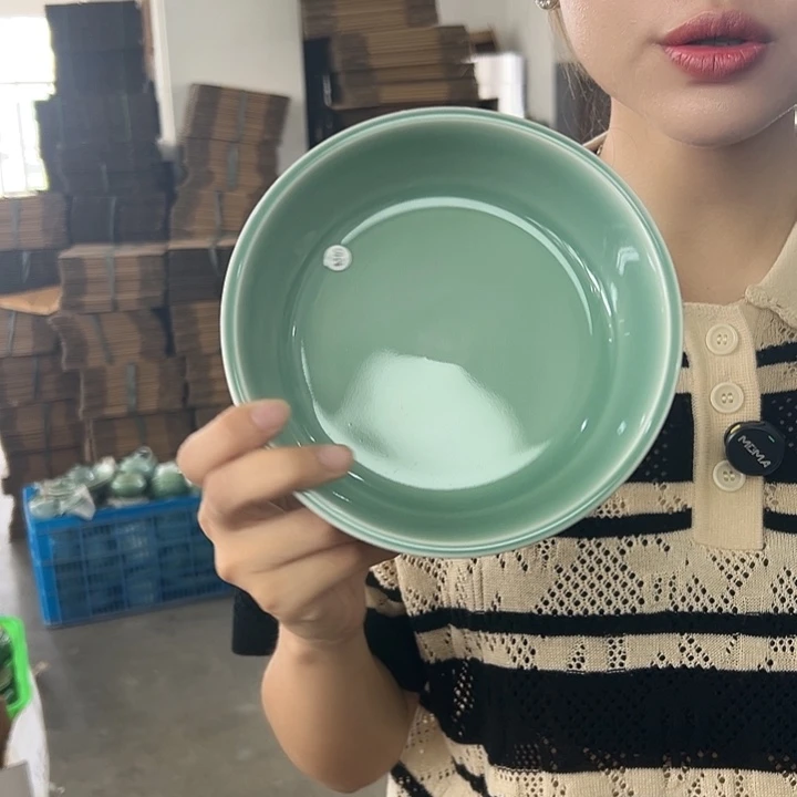 龙泉云间青瓷小米茶器