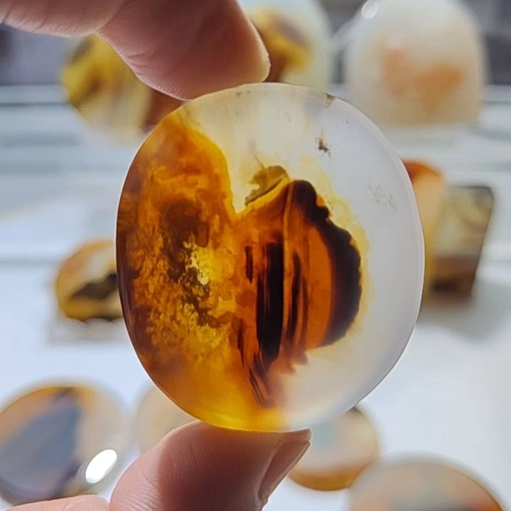 玛瑙/玉髓未镶嵌吊坠(不含链)47号