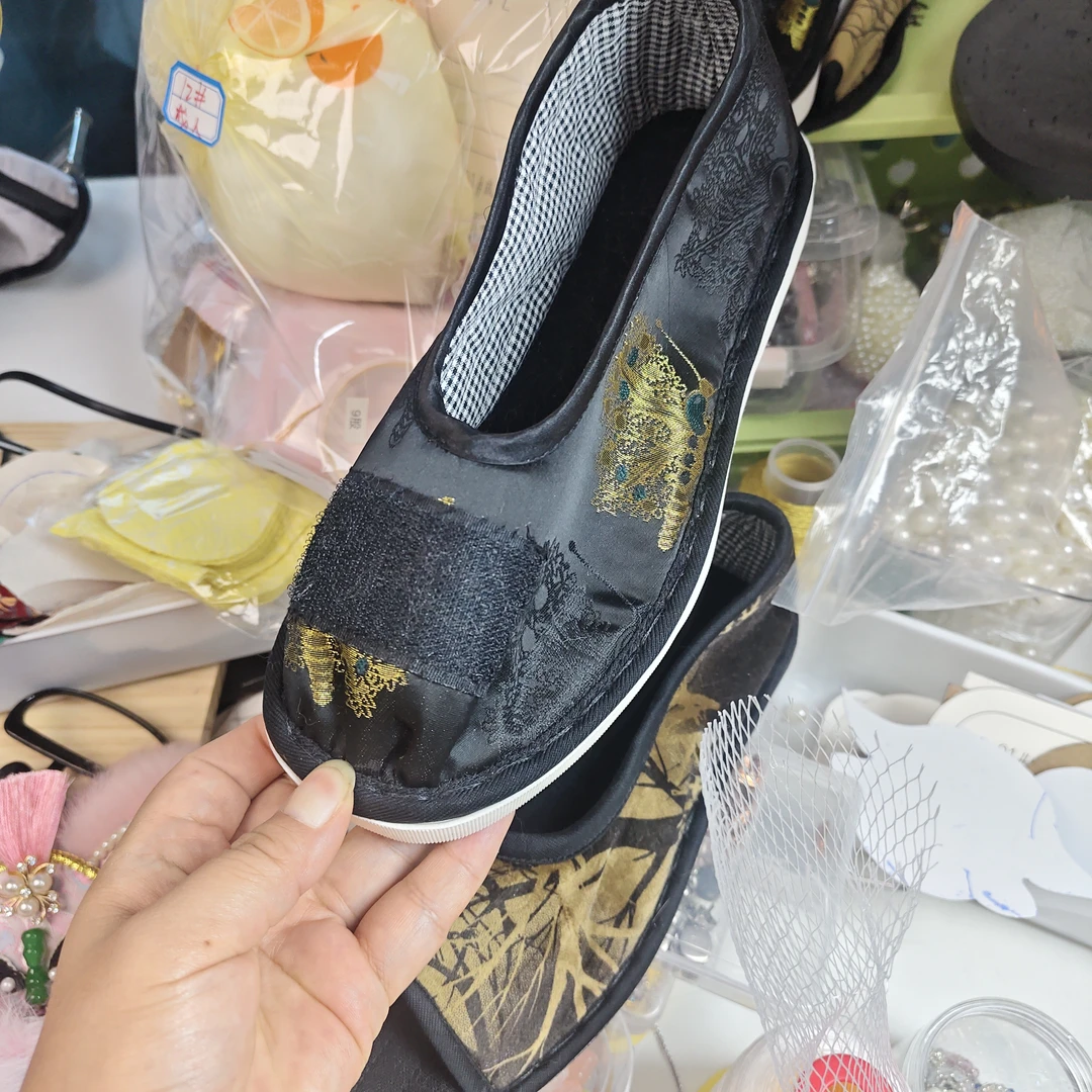 定制手工圆口布单鞋（成品）