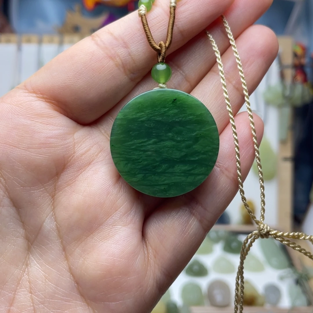 和田玉未镶嵌吊坠(不含链)