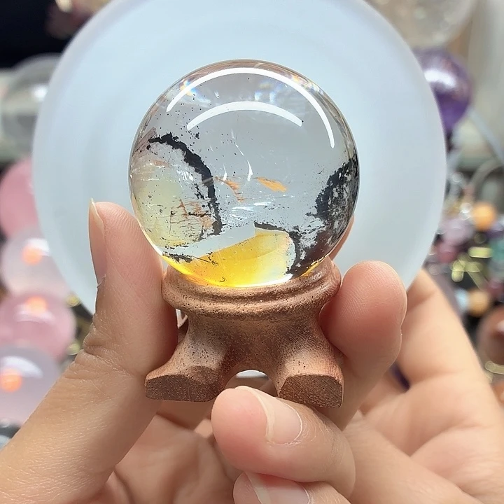 珠宝半成品未镶嵌水晶油墨画41