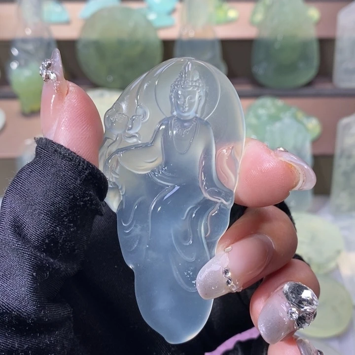 岫玉吊坠未镶嵌吊坠