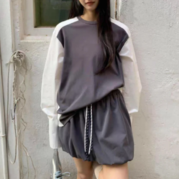 女士百搭蓬蓬裙半身裙休闲时尚韩版显瘦ins夏季