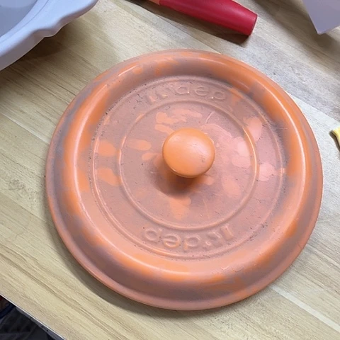 微瑕，不能明火，口径24，橙盖有裂