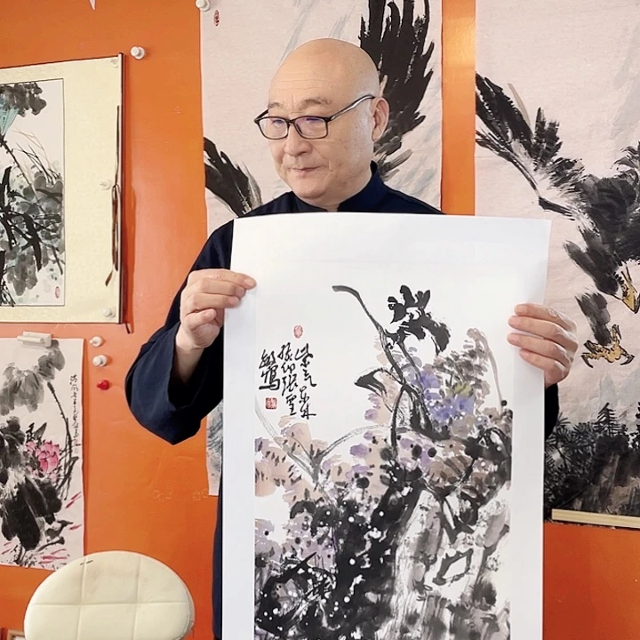国画张圣敏先生纯手绘作品