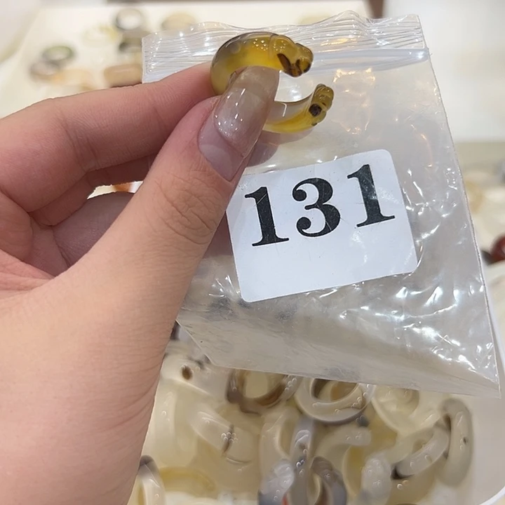 合金戒指玛瑙/玉髓131港17