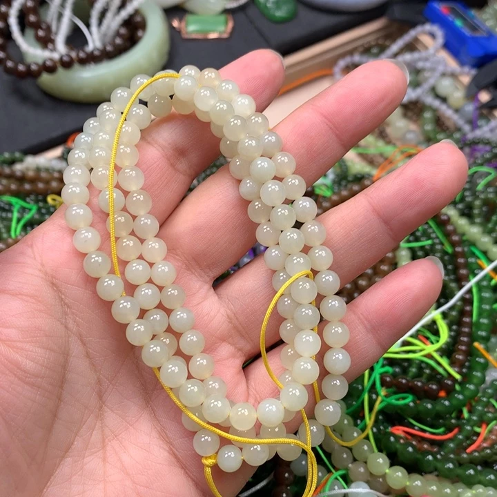 和田玉未镶嵌手链102