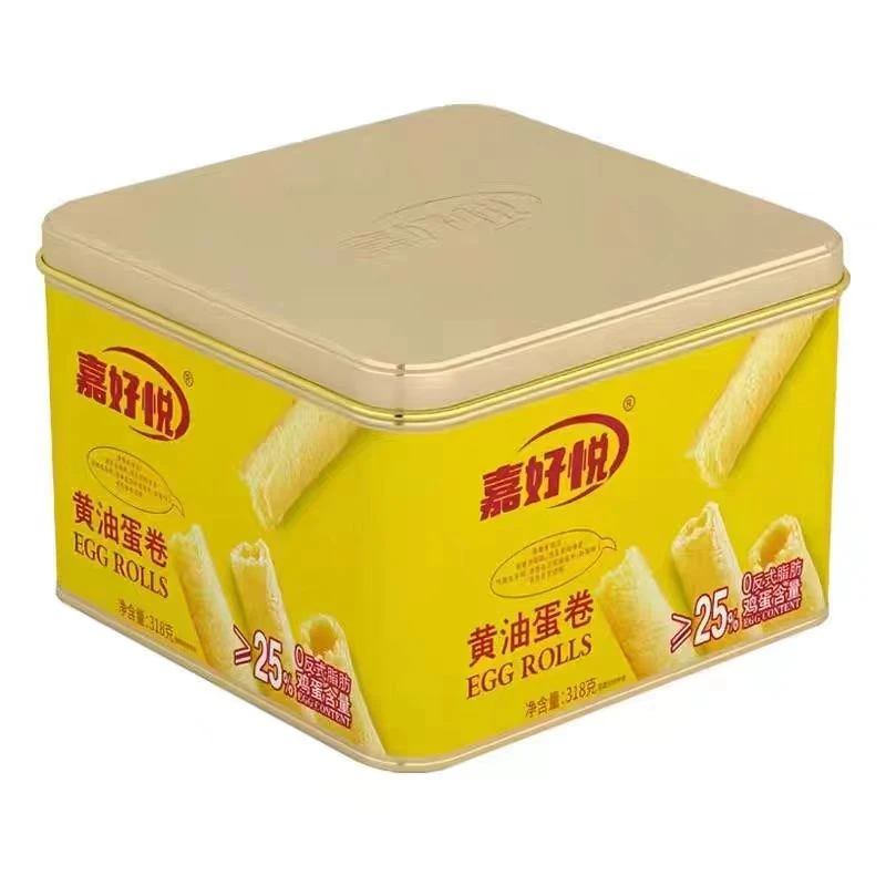嘉好悦蛋卷黄油味318g*2盒线下超市同款