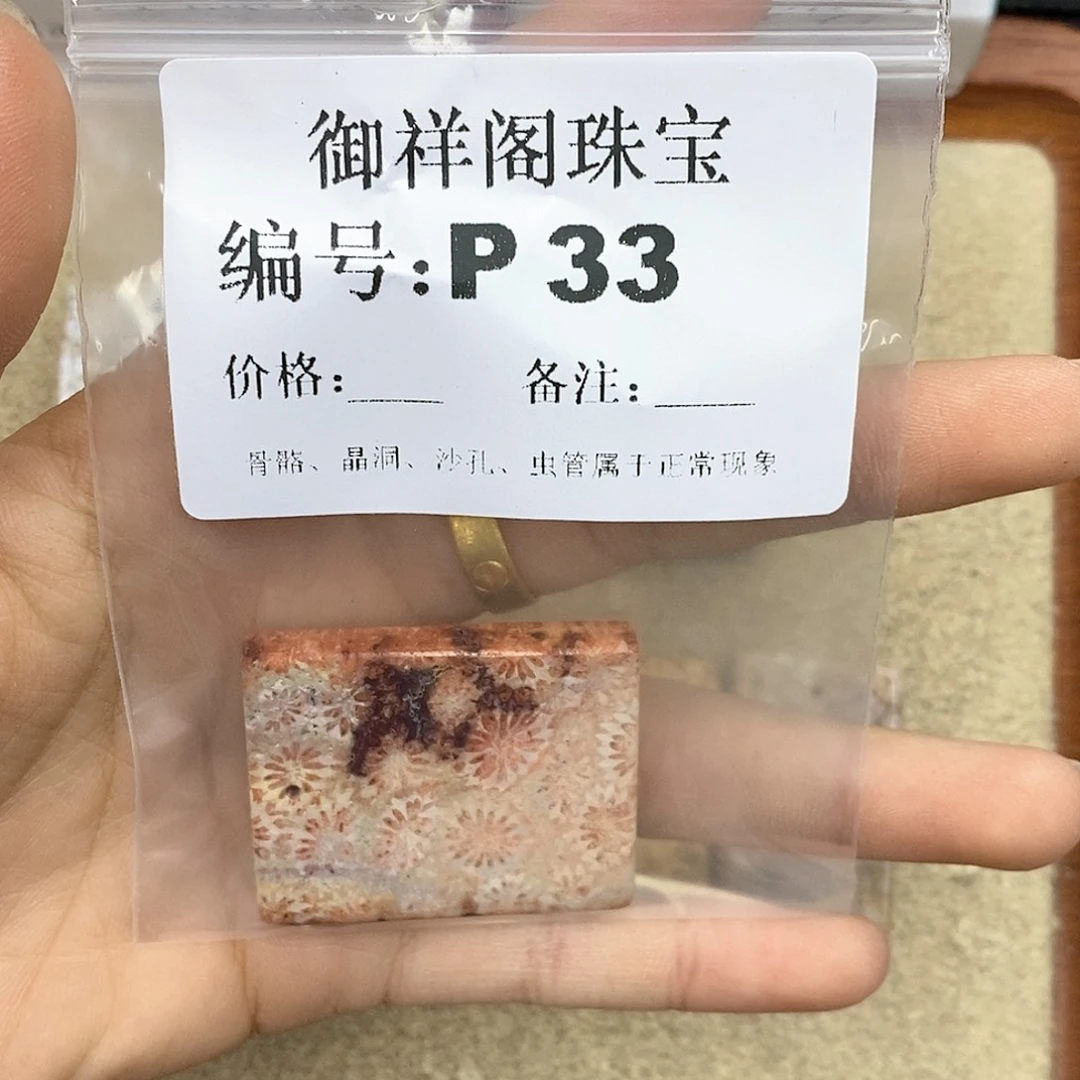 硅化珊瑚（珊瑚玉）L未镶嵌用****2