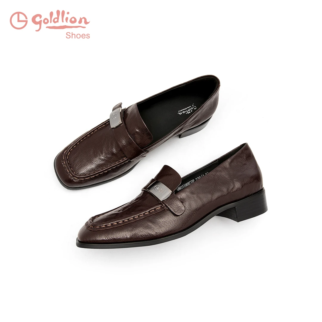 【月亮便士】金利来女鞋乐福鞋春季新款羊皮软皮软底低跟G661510087