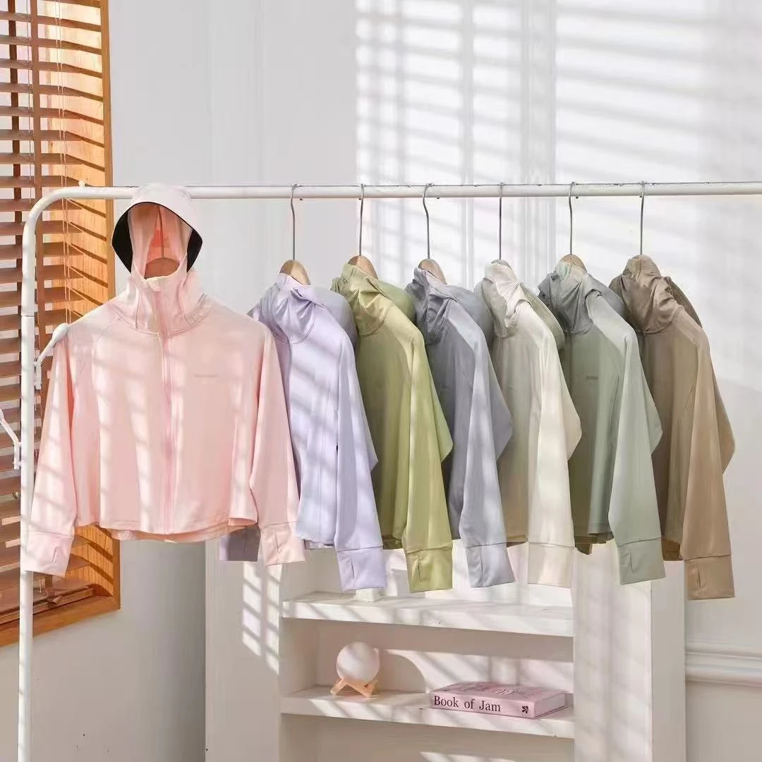 防紫外线中性透气男女童防晒服户外夏季长袖薄款短款