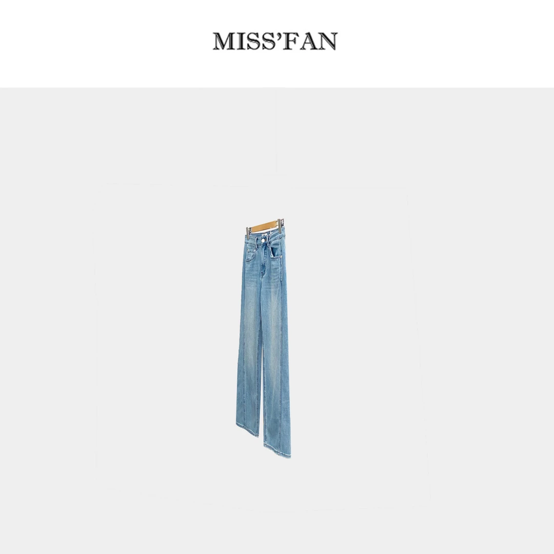 【心动时刻】春夏版直筒 以简胜繁 剪裁简洁流畅 棉感舒适牛仔裤