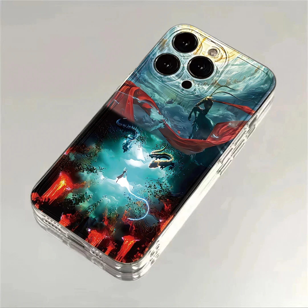 奥菲顿哪吒申公豹适用iPhone16/15/14手机壳华为vivo小米15oppo套