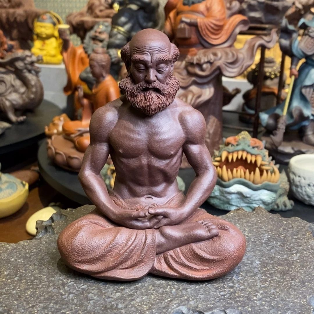 紫砂茶宠郭栋达摩