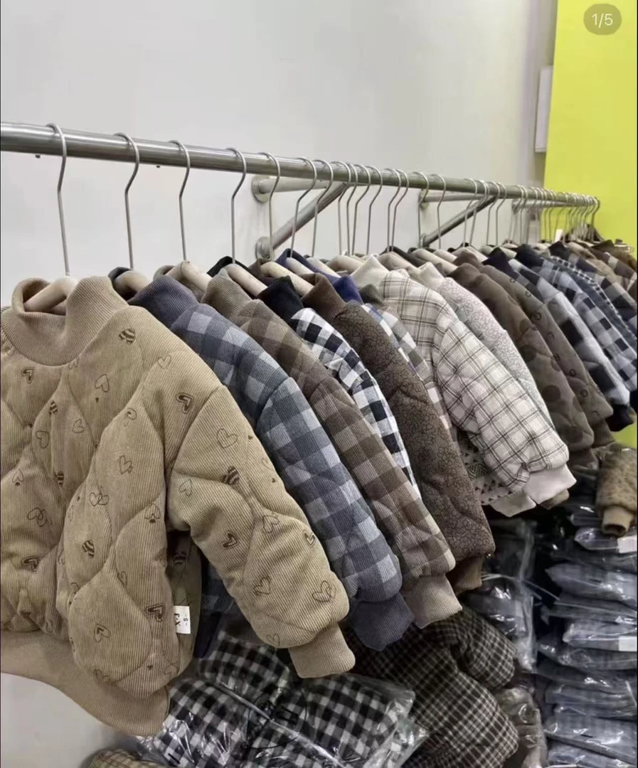 2025儿童秋冬加厚加棉外套棉袄时尚百搭