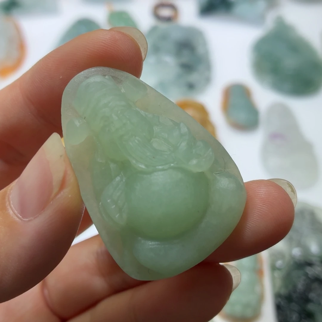 定制翡翠未镶嵌毛货