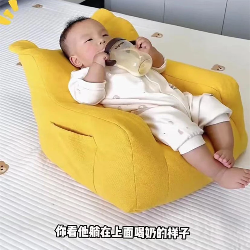 婴儿沙发可躺可爱卡通睡龄可单人凳坐地防摔小月软公主简约靠背椅