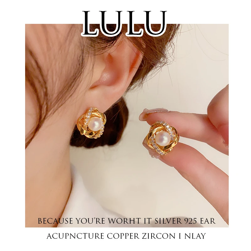 钛钢耳饰 925银针时尚气质百搭耳钉耳环耳坠耳饰N1186