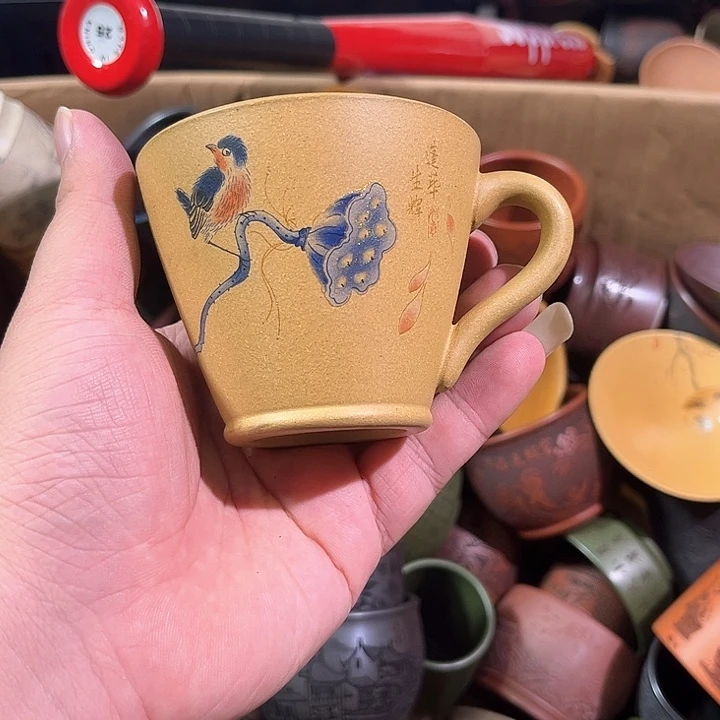 茶杯紫砂全手工紫砂主人杯