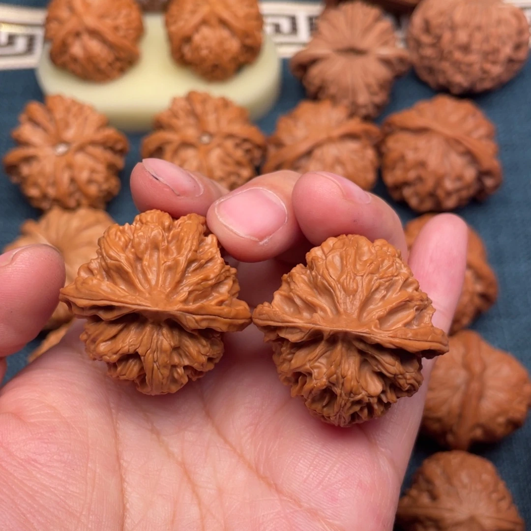 文玩核桃把件36老树苹果全品