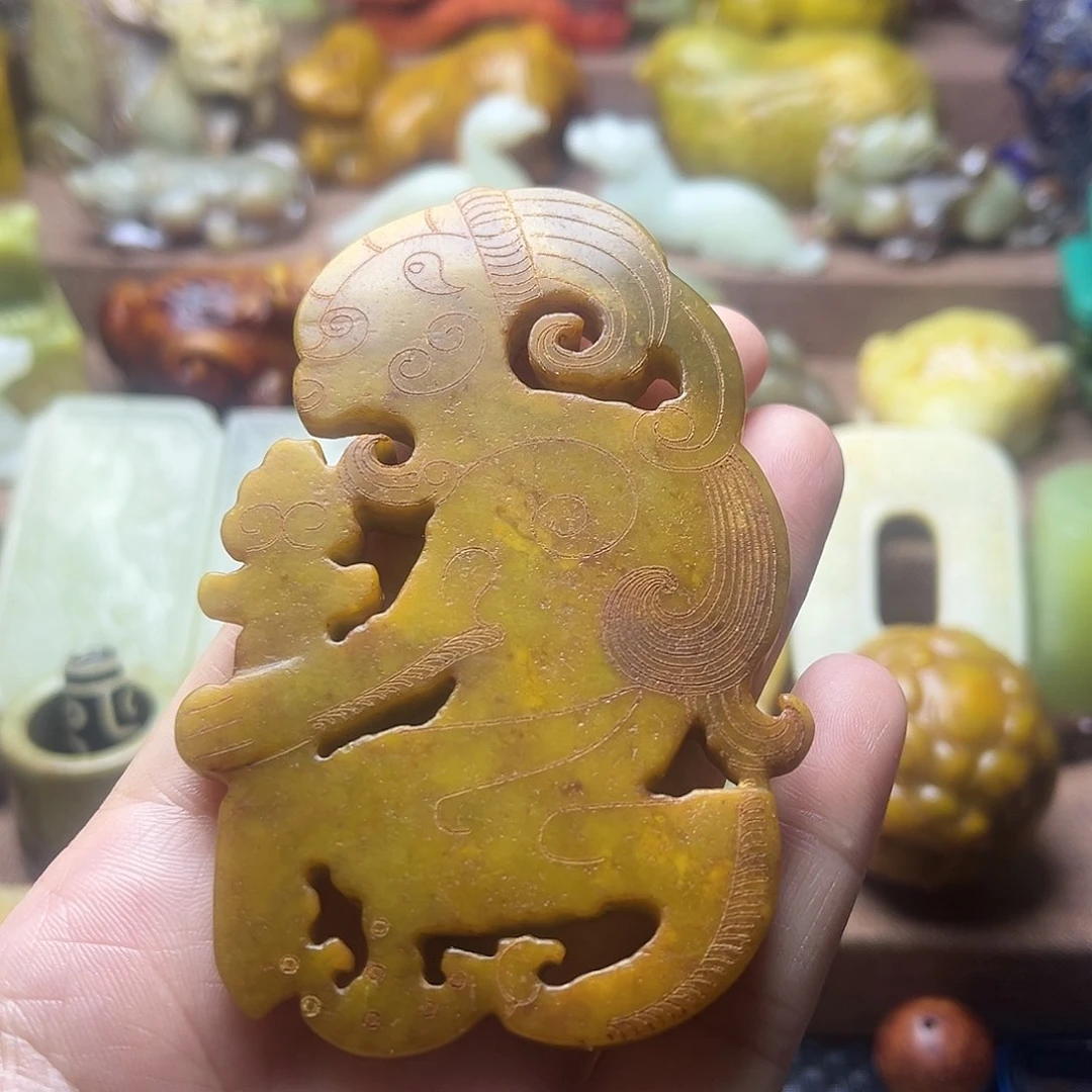 白玉菩提吊坠44。。