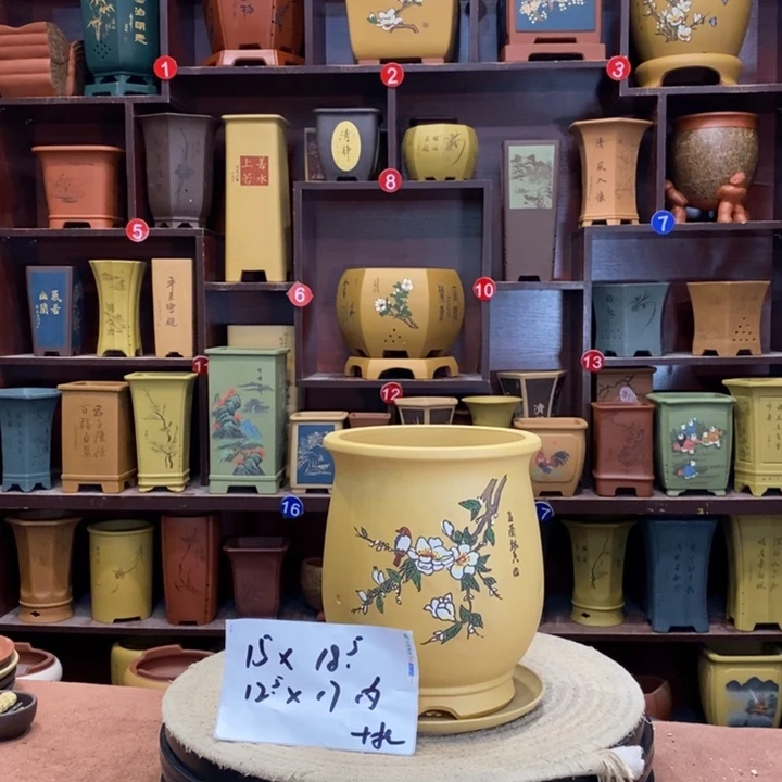 紫砂花盆紫砂花盆