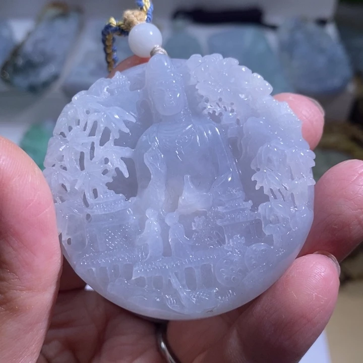 【闪购商品】颈饰未镶嵌翡翠观音
