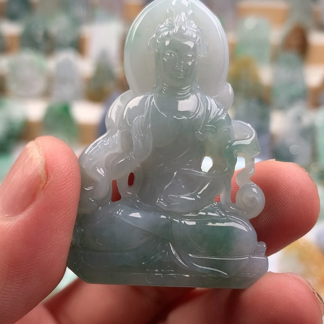 未镶嵌挂件翡翠翡翠吊坠