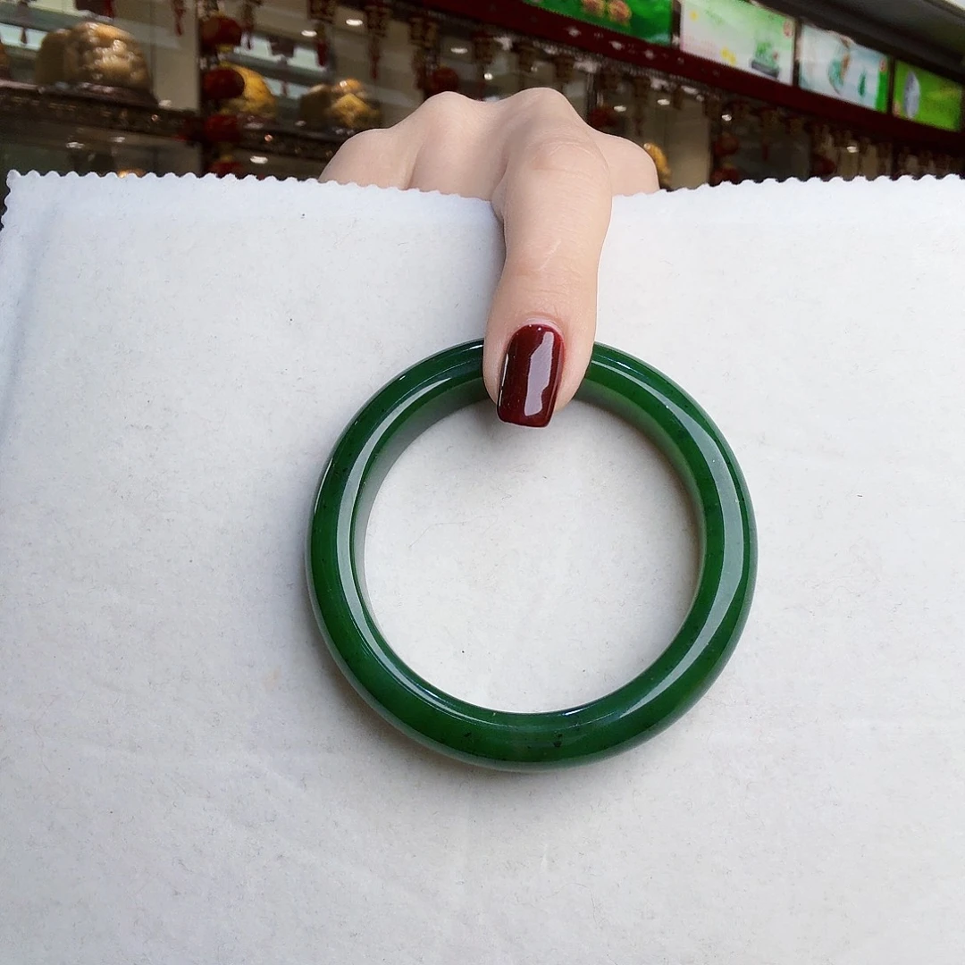 和田玉（碧玉）手镯未镶嵌