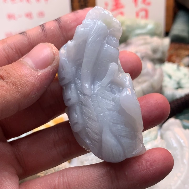 翡翠未镶嵌颈饰保真天然a货翡翠