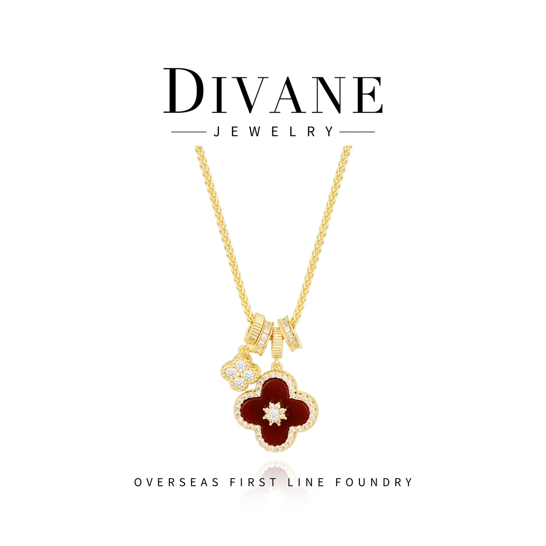 【四叶绯色】精致百搭轻奢时尚项链 G0469