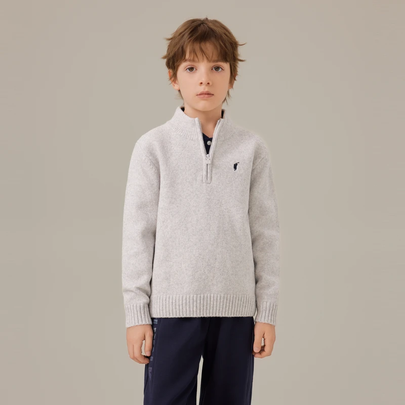 POLOWALK童装男童针织衫2025新品男童针织衫
