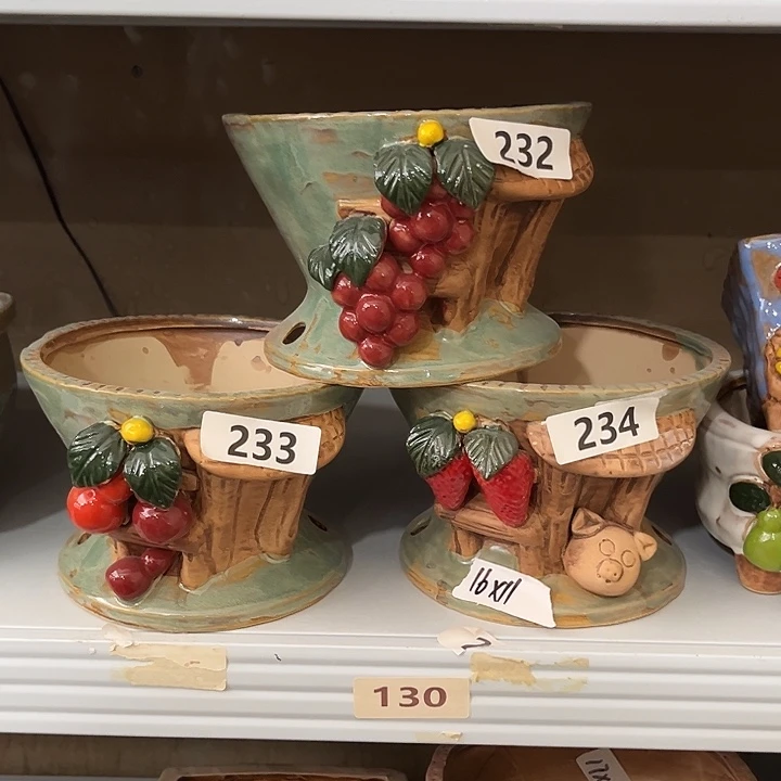 粗陶材质多肉花盆