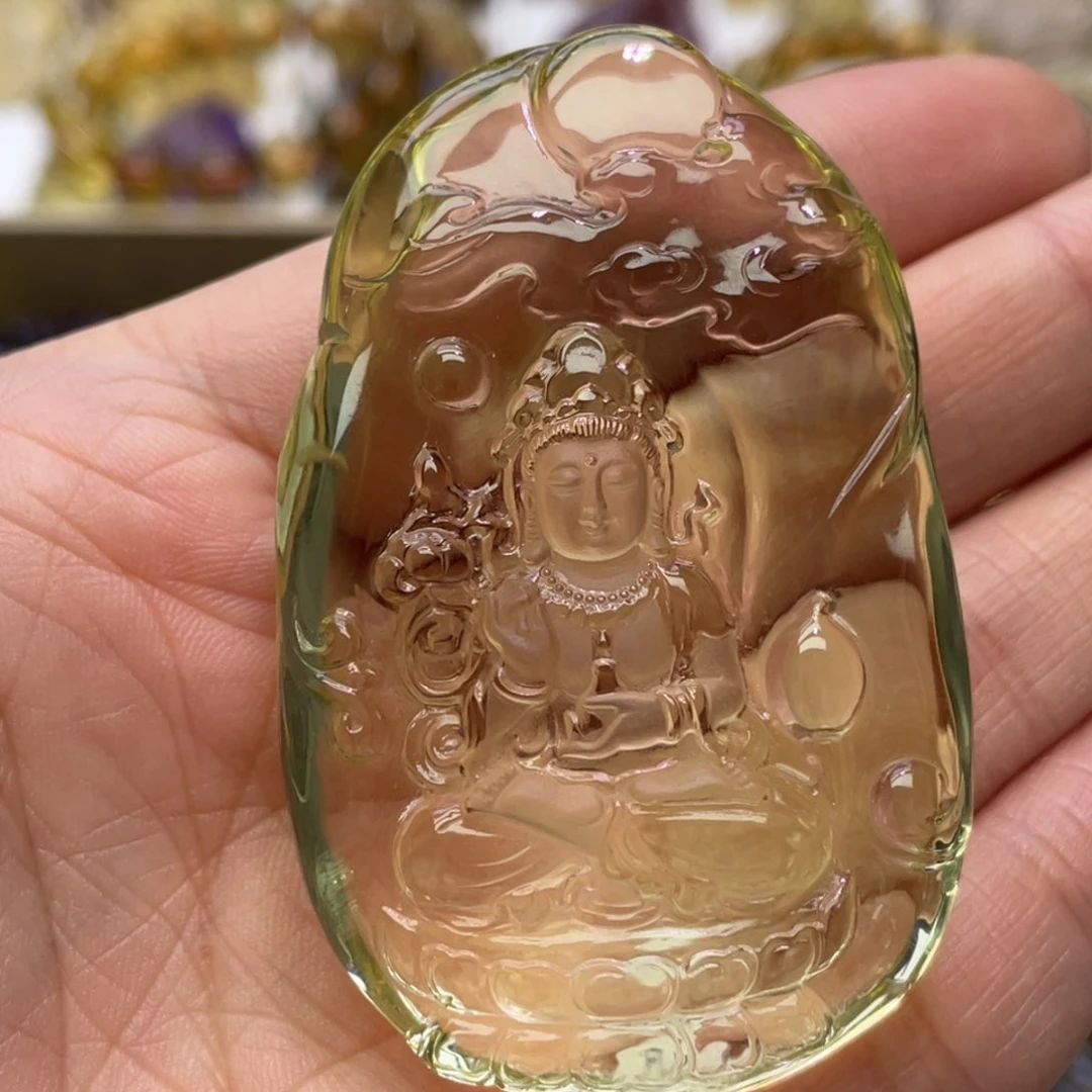 水晶颈饰未镶嵌阳**孩定制