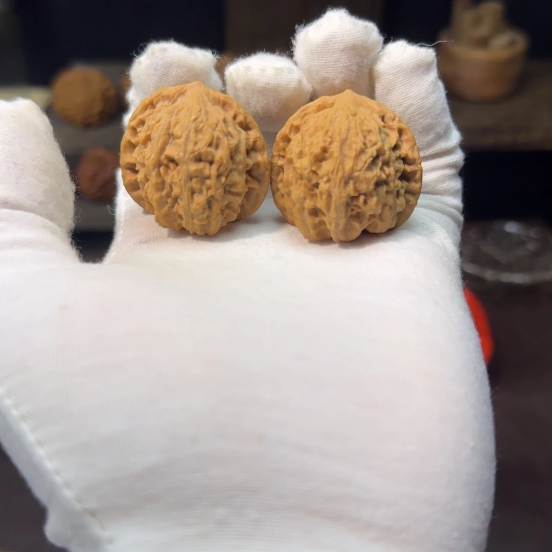 文玩核桃把件全品34红豆