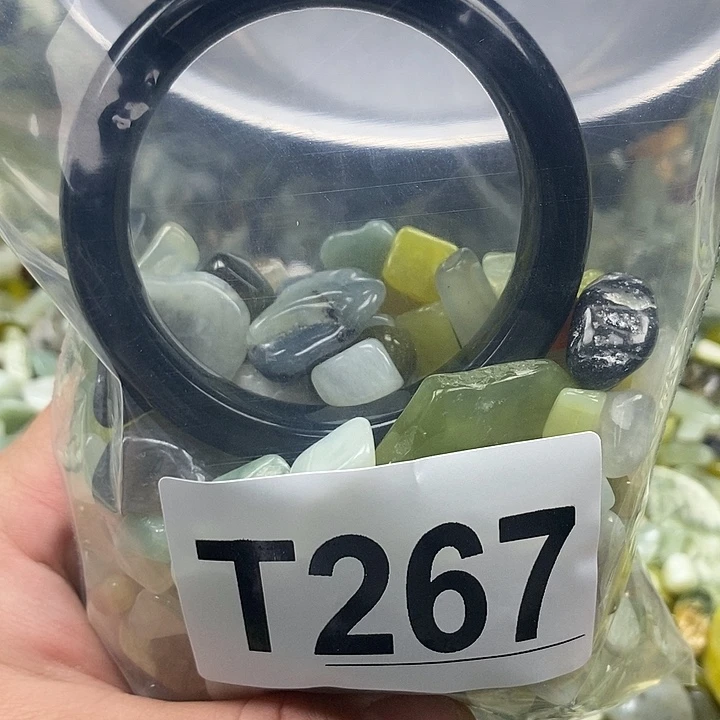 未镶嵌蛇纹石玉鱼缸石