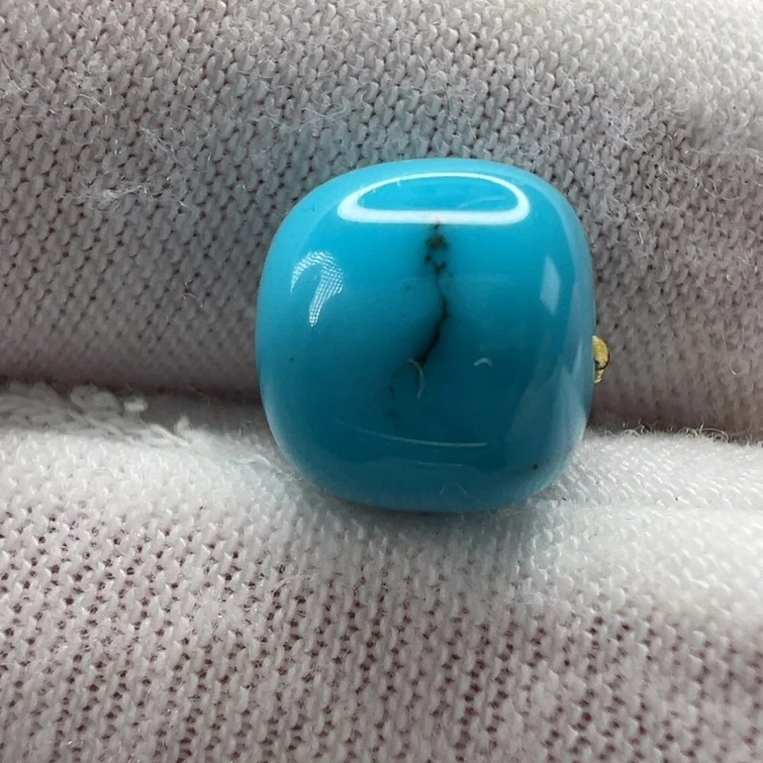 绿松石未镶嵌老型珠9.5