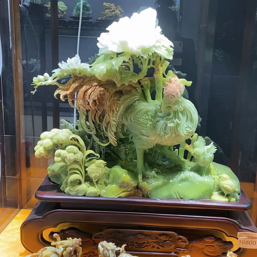 【闪购商品】未镶嵌蛇纹石玉家居摆件