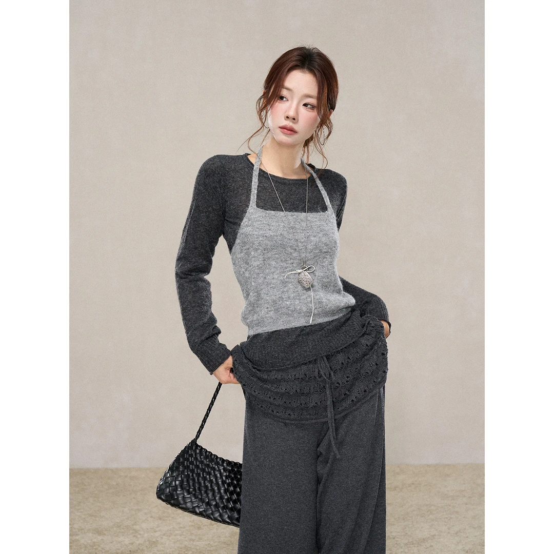 一颗小野莓【8/28 20:00上新 喜欢请加购】拼接撞色针织衫BB89826S