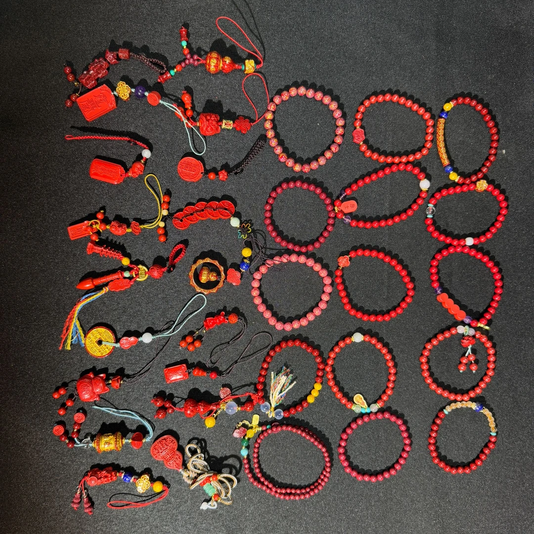 含辰砂工艺品盲盒朱砂多样性随机发一件10克左右（不接受指定）